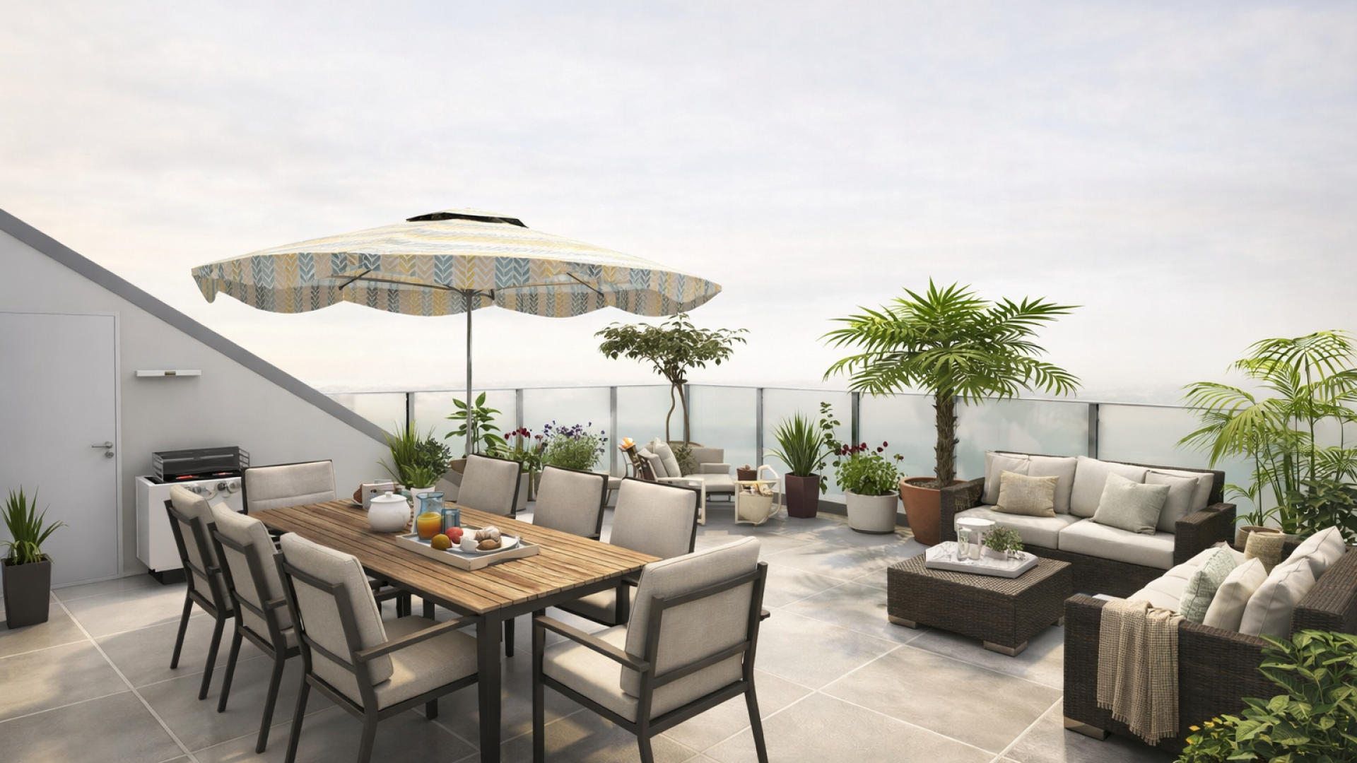 Visualisierung Dachterrasse